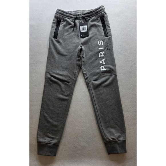 Jordan Other - Jordan X Paris Saint-Germain 95B469-GEH Boy's Gray Fleece Sweatpants. NWT.Size M